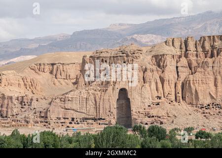 Die Buddhas des Bamiyan-Tals, Afghanistan Stockfoto