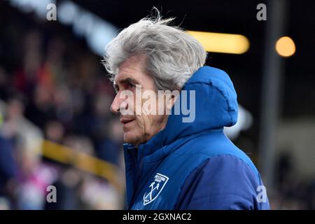 West Ham United manager Manuel Pellegrini Stockfoto