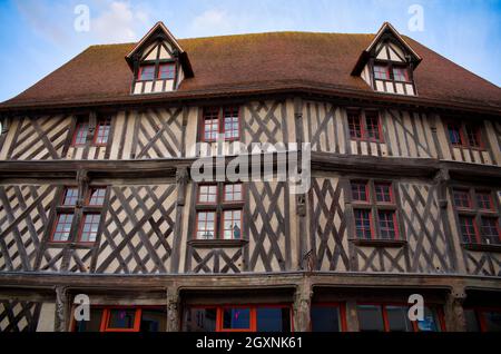 Maison du Saumont, Chartres, Eure-et-Loir, Frankreich Stockfoto