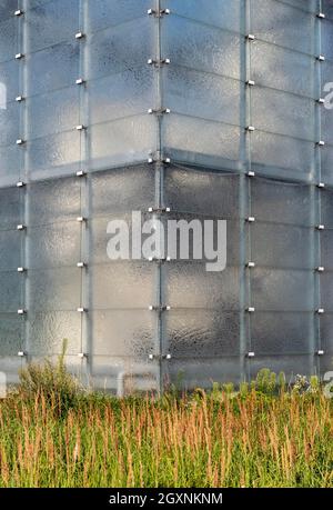 Leichte Würfel des Neuen Schlesischen Museums, Katowice, Polen Stockfoto