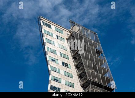 Schild, Schild, Anhang zum Gasometer-B-Gebäude, Simmers, Wien, Österreich Stockfoto