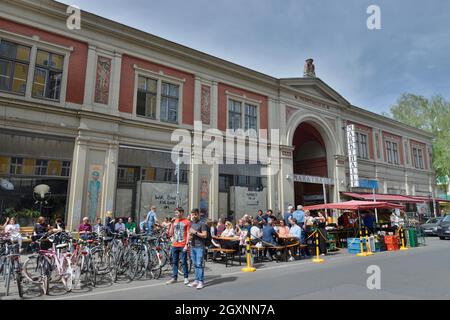 Markthalle Neun, Eisenbahnstraße, Kreuzberg, Berlin, Deutschland Stockfoto