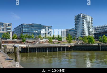 Logistik-Universität Kühne, Grosser Grasbrook, Grasbrookhafen, Hafencity, Hamburg, Deutschland Stockfoto