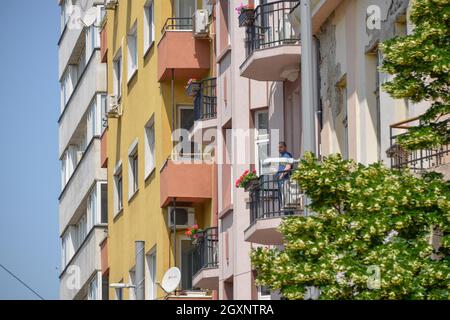 Wohnhaus, Sofia, Bulgarien Stockfoto