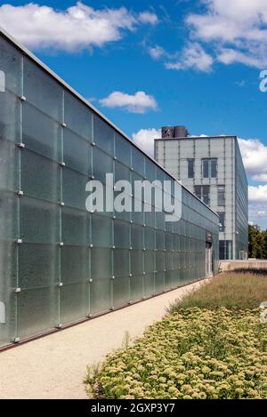 Leichte Würfel des Neuen Schlesischen Museums, Katowice, Polen Stockfoto