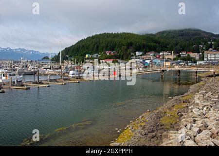 Hafen in Cordova, Alaska, USA Stockfoto