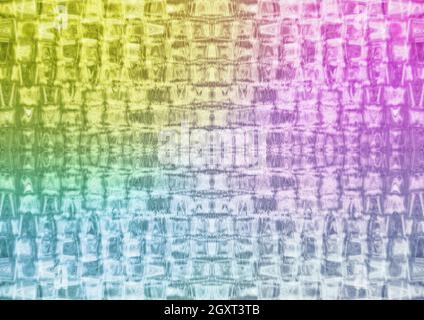 Ein abstraktes psychedelisches Kaleidoskop-Muster-Hintergrundbild. Stockfoto