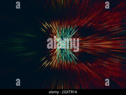 Eine abstrakte Bewegungsunschärfe Hintergrundbild. Stockfoto