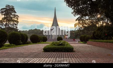 Bild des National Martyrs' Memorial von Bangladesch . Stockfoto