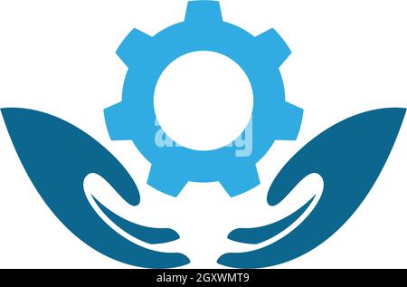 Hand Care Logo Vorlage Vektor Icon Business Stock Vektor