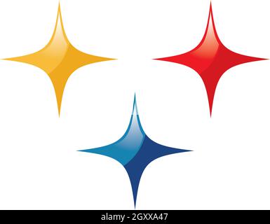 Star Logo Vorlage Vektor icon Abbildung design Stock Vektor
