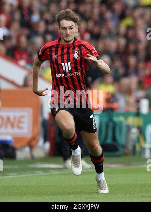 Aktenfoto vom 31-07-2021 von AFC Bournemouth's David Brooks. Ausgabedatum: Mittwoch, 6. Oktober 2021. Stockfoto
