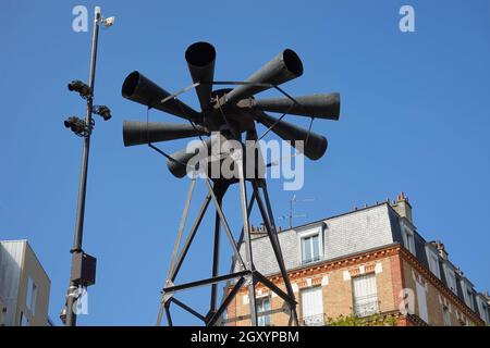 Boulogne-Billancourt, Place Jules Guesde Stockfoto