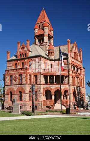 Hopkins County Courthouse in Sulphur Springs, Texas Stockfoto