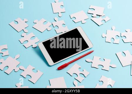 Brainstorming Technologieprobleme Verbesserung Und Aktualisierung Des Produkts Stockfoto