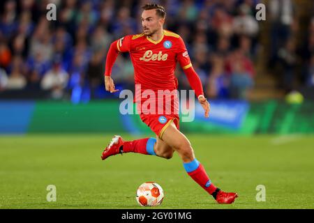 Fabián von Neapel - Leicester City / SSC Napoli, UEFA Europa League Group C, King Power Stadium, Leicester, Großbritannien - 16. September 2021 Stockfoto