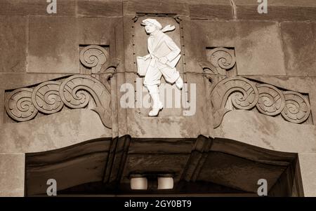 Cincinnati Times-Star Newsboys Entrance - Ohio Stockfoto