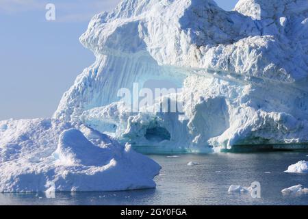 Fantastische Eisbergszenerie in Disko Bay Stockfoto