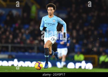 Manchester Citys Leroy Sane Stockfoto