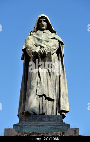 Italien, Rom, Campo de' Fiori, Giordano Bruno Stockfoto