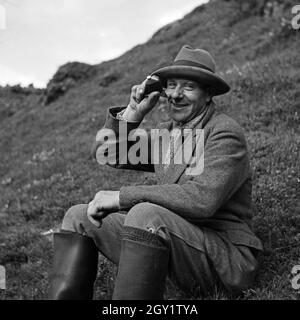 Auf einer Reise nach Island, hier: , Island 1930er Jahre. Reisen nach Island, hier: , Island 1930er Jahre. Stockfoto