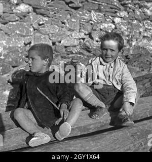 Impression auf einer Reise nach Ligurien, Italien 1930er Jahre. Eindruck auf einer Reise nach Ligurien, Italien 1930er Jahre. Stockfoto