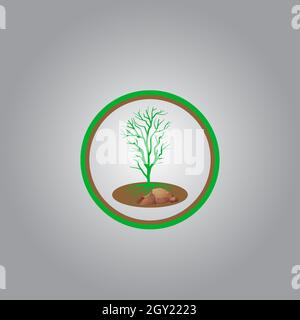 Bestes Baum-Logo-Design oder beste Baum-Symbol. Perfekt für Firmenlogo oder Branding und Ihr Design. Stock Vektor