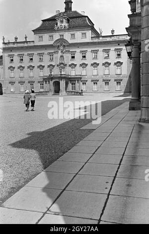 Das barocke Residenzschloss Ludwigsburg, Deutschland 1930er Jahre. Das barocke Schloss Ludwigsburg, Deutschland 1930. Stockfoto