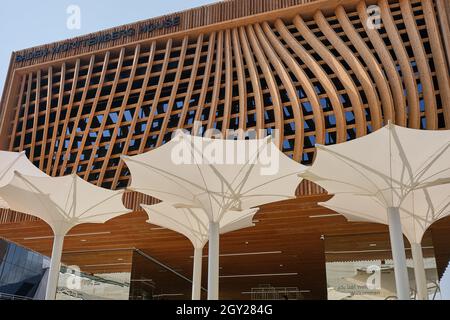 Der Pavillon Baden-Württemberg im Opportunity District der Dubai Expo 2020, Dubai, VAE Stockfoto