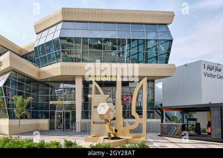 Der Ukraine Pavilion im Opportunity District der Dubai Expo 2020, Dubai, VAE Stockfoto