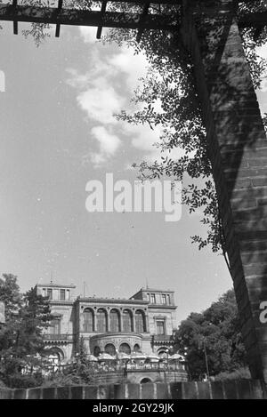 Villa Berg in Stuttgart, Deutschland, 1930er Jahre. Der Villa Berg in Stuttgart, Deutschland 1930. Stockfoto