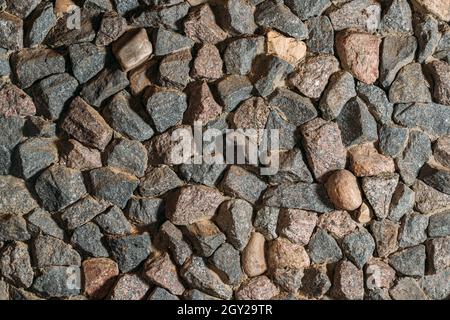 Alte Mittelalterliche Steinwand Hintergrundstruktur Stockfoto