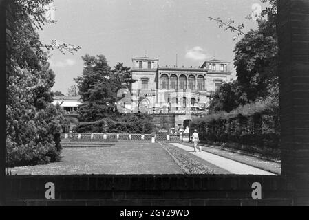 Villa Berg in Stuttgart, Deutschland, 1930er Jahre. Der Villa Berg in Stuttgart, Deutschland 1930. Stockfoto