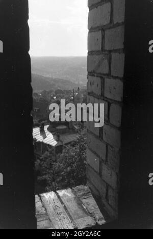 Blick über Stuttgart, Deutschland 1930er Jahre. Blick über Stuttgart, Deutschland 1930. Stockfoto