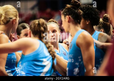 Venedig, Italien. Oktober 2021. KSC Szekszard während Umana Reyer Venezia gegen KSC Szekszard, Basketball Euroleague Women Championship in Venedig, Italien, Oktober 06 2021 Quelle: Independent Photo Agency/Alamy Live News Stockfoto