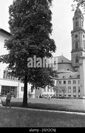 Ein Ausflug zur Ruprecht-Karls-Universität in Heidelberg, Deutsches Reich 30er Jahre. Ein Ausflug in die Ruprecht-Karls-Universität in Heidelberg; Deutschland 1930. Stockfoto