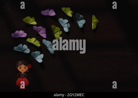 Konzeptuelle Fotografien über Frauen Stockfoto