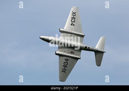 Royal Air Force RAF English Electric Canberra Vintage Bomber auf der Abingdon Air and Country Fair Stockfoto