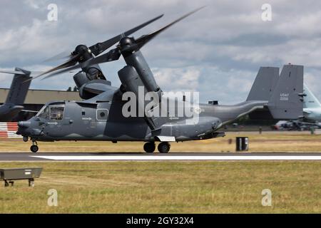 USAF Bell Boeing V-22 Osprey bei RIAT Fairford Stockfoto
