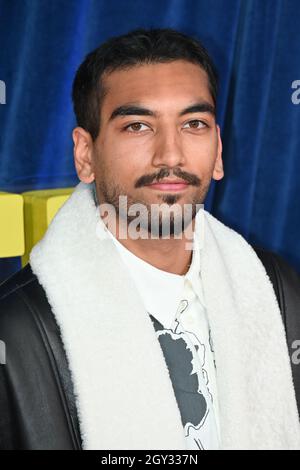 London, Großbritannien. Oktober 2021. Nabhaan Rizwan nimmt an der Eröffnungsgala „The Harder They Fall“ Teil – 65. BFI London Film Festival, Southbank Centre, London, Großbritannien. 6. Oktober 2021. Kredit: Picture Capital/Alamy Live Nachrichten Stockfoto