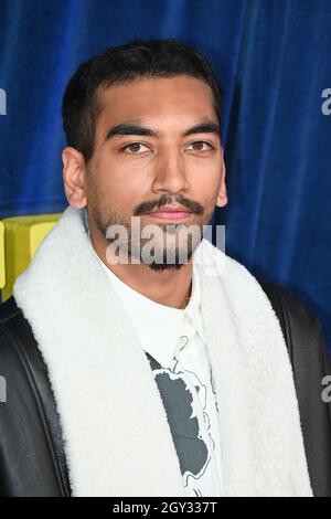 London, Großbritannien. Oktober 2021. Nabhaan Rizwan nimmt an der Eröffnungsgala „The Harder They Fall“ Teil – 65. BFI London Film Festival, Southbank Centre, London, Großbritannien. 6. Oktober 2021. Kredit: Picture Capital/Alamy Live Nachrichten Stockfoto