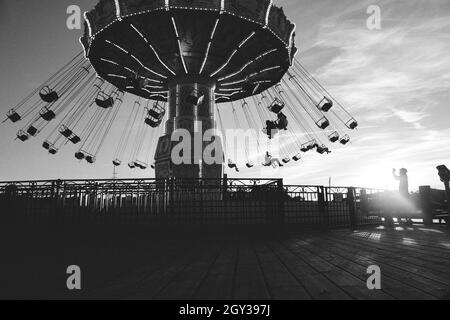 Blick auf den Vergnügungspark Grona Lund in Stockholm Schweden. Hochwertiges Foto 20200701 Stockfoto