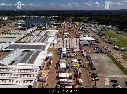 Jackson, MS - 6. Oktober 2021: Mississippi State Fairgrounds während der State Fair. Stockfoto