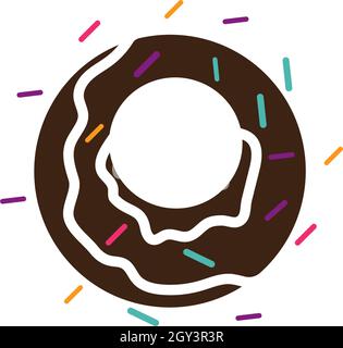 Donuts logo vector Template Stock Vektor