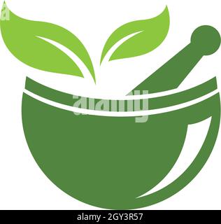Vektorvorlage für das Apothekenlogo Stock Vektor
