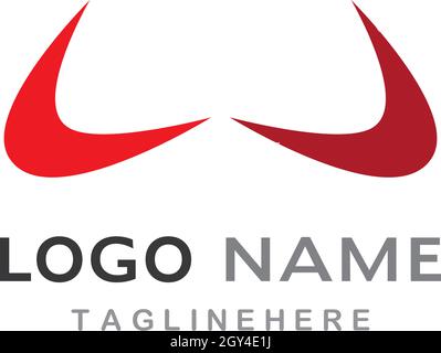 Stier Logo Vorlage Vektor Symbol Illustration Stock Vektor