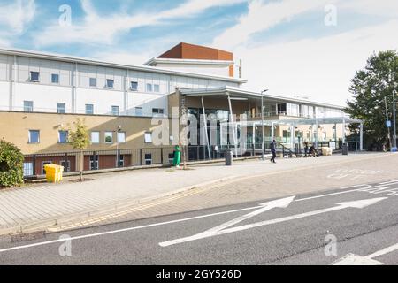 Eintritt zum Queen Mary's Hospital, Roehampton, London, Großbritannien Stockfoto