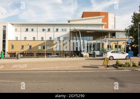 Eintritt zum Queen Mary's Hospital, Roehampton, London, England, Großbritannien Stockfoto