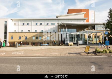 Eintritt zum Queen Mary's Hospital, Roehampton, London, England, Großbritannien Stockfoto