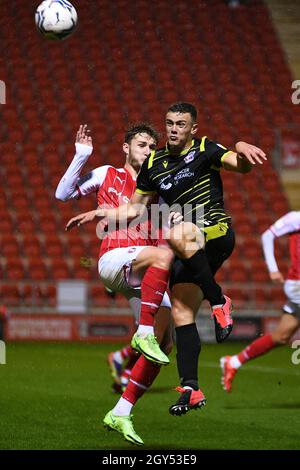 Bild: Liam Ford/AHPIX LTD, Football, EFL, Papa Johns Trophy, Rotherham United / Scunthorpe United, AESSEAL New York Stadium, Rotherham, UK, 05/10/2 Stockfoto